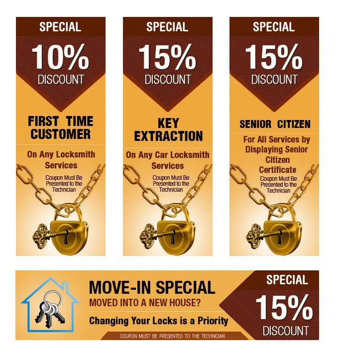 Super Locksmith Service Willow Springs, IL 708-272-3830 - coupon1-set-four
